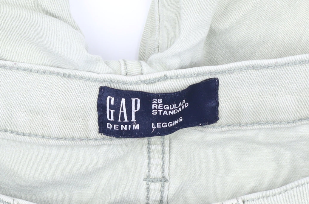 Gap Women’s Grey Jegging Jeans Size 8, Distressed Style