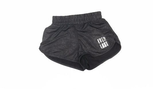 Everlast Girls Black Activewear Shorts Age 7-8