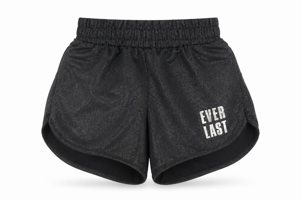 Everlast Girls Black Activewear Shorts Age 7-8
