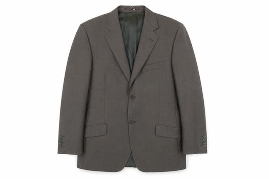 Mens 40 Chest Regular Daniel Hechter Brown Two-Button Blazer