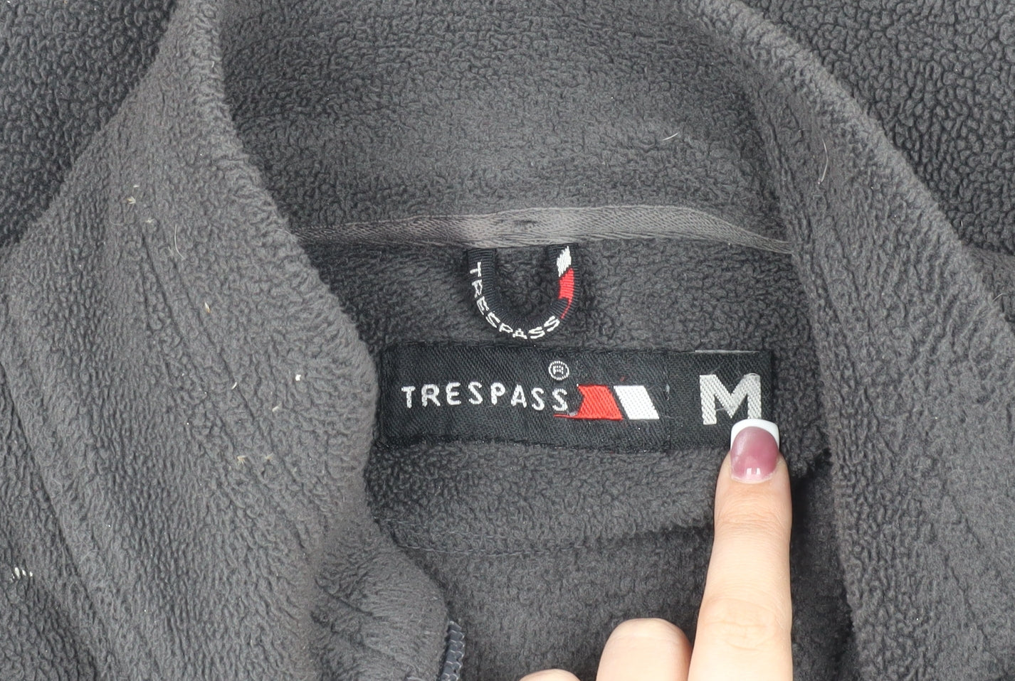 Trespass Men's Black Fleece Jacket, Size M, Full Zip