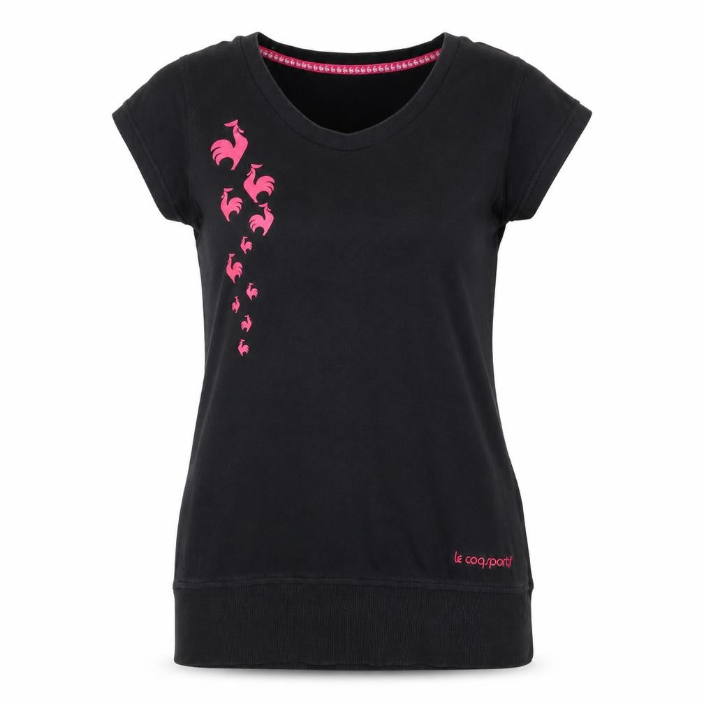 Le Coq Sportif Women’s Black T-Shirt Size 12