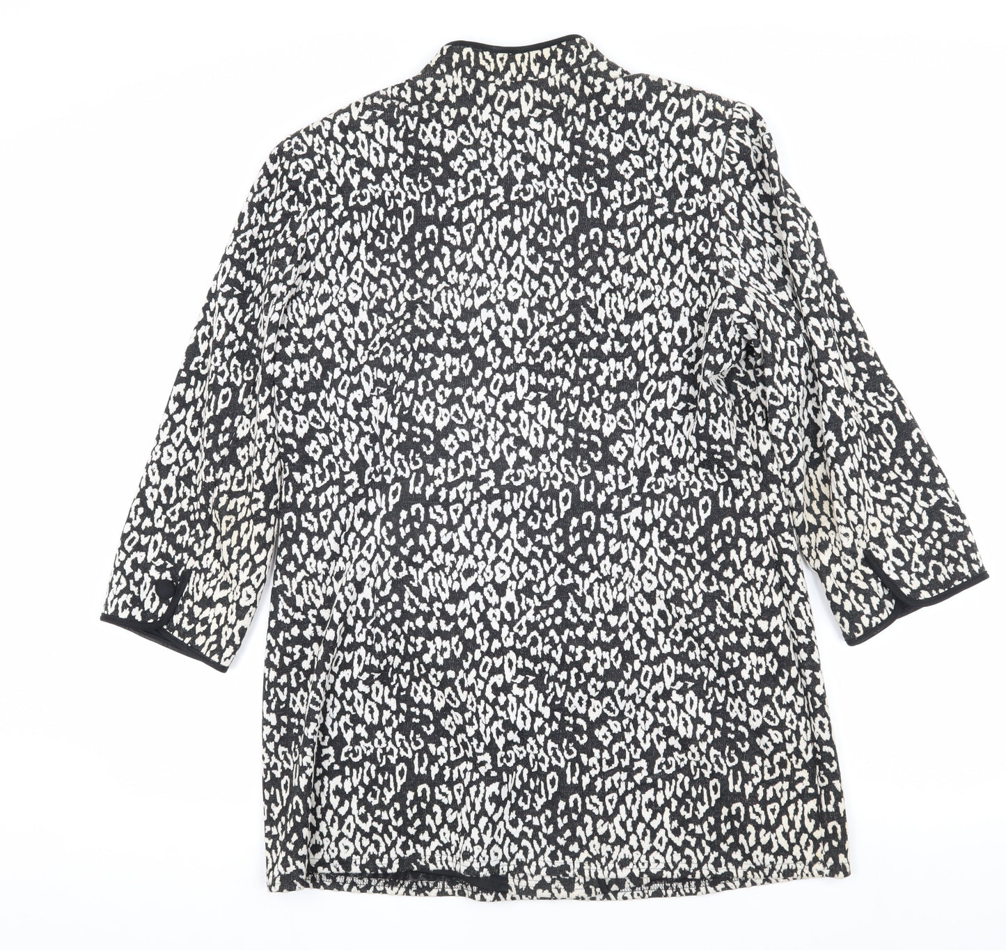 Viyella Women's Black Animal Print Jacket Size 12