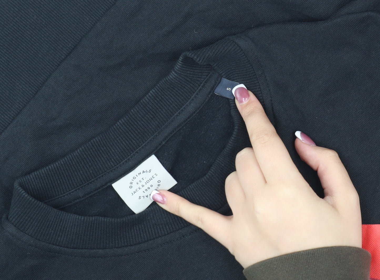 Jack & Jones Men's Black Christmas Sweatshirt S