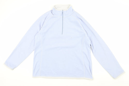 Mountain Warehouse Women’s Blue Fleece Sweatshirt Size 18