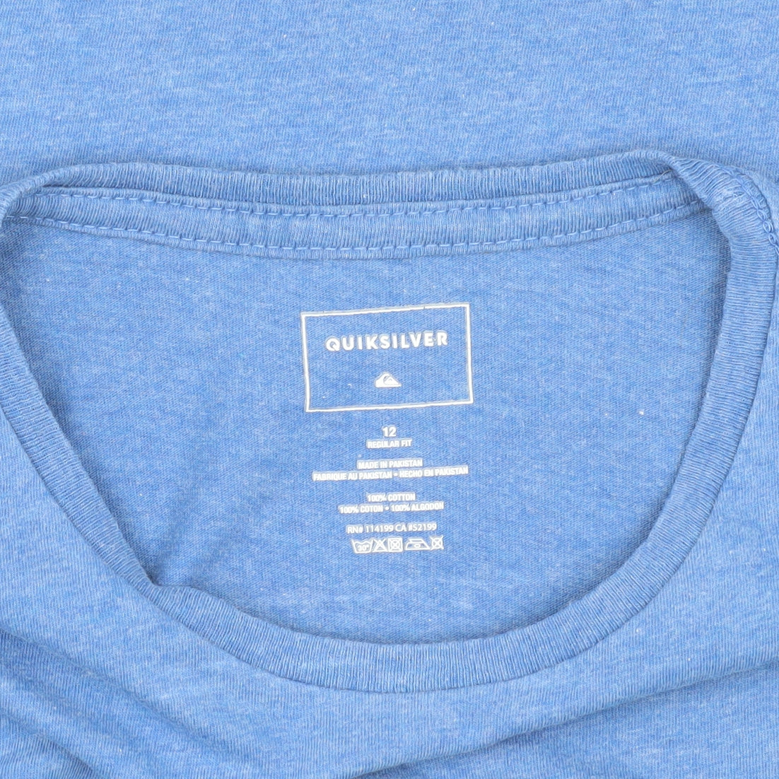 Quiksilver Boys Blue Long Sleeve T-Shirt Size 12 Graphic
