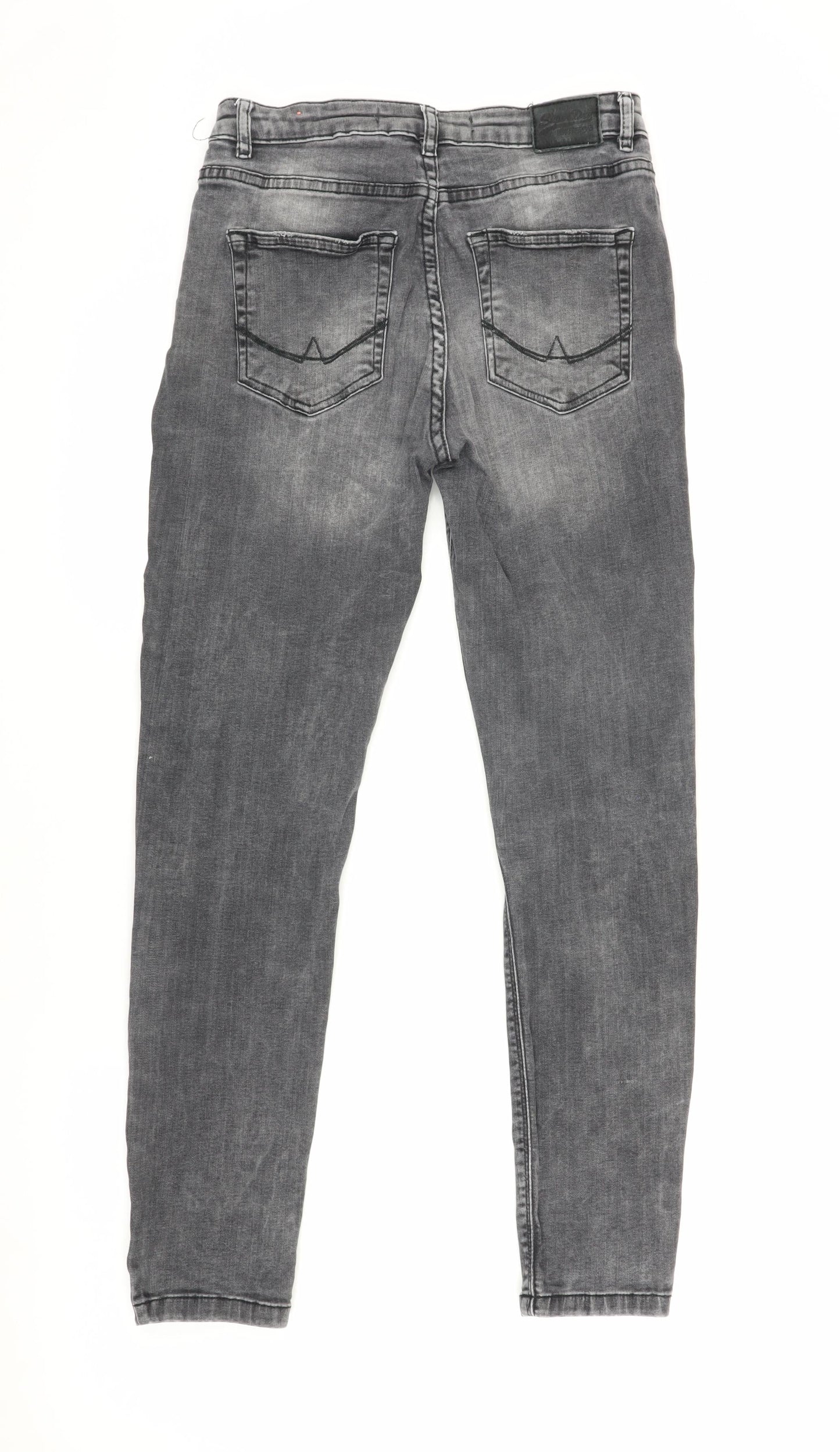 Superdry Women's Grey Skinny Jeans Size L