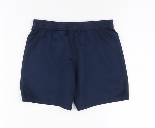 Nike Boys Blue Athletic Football Shorts, Size 6-7 Years
