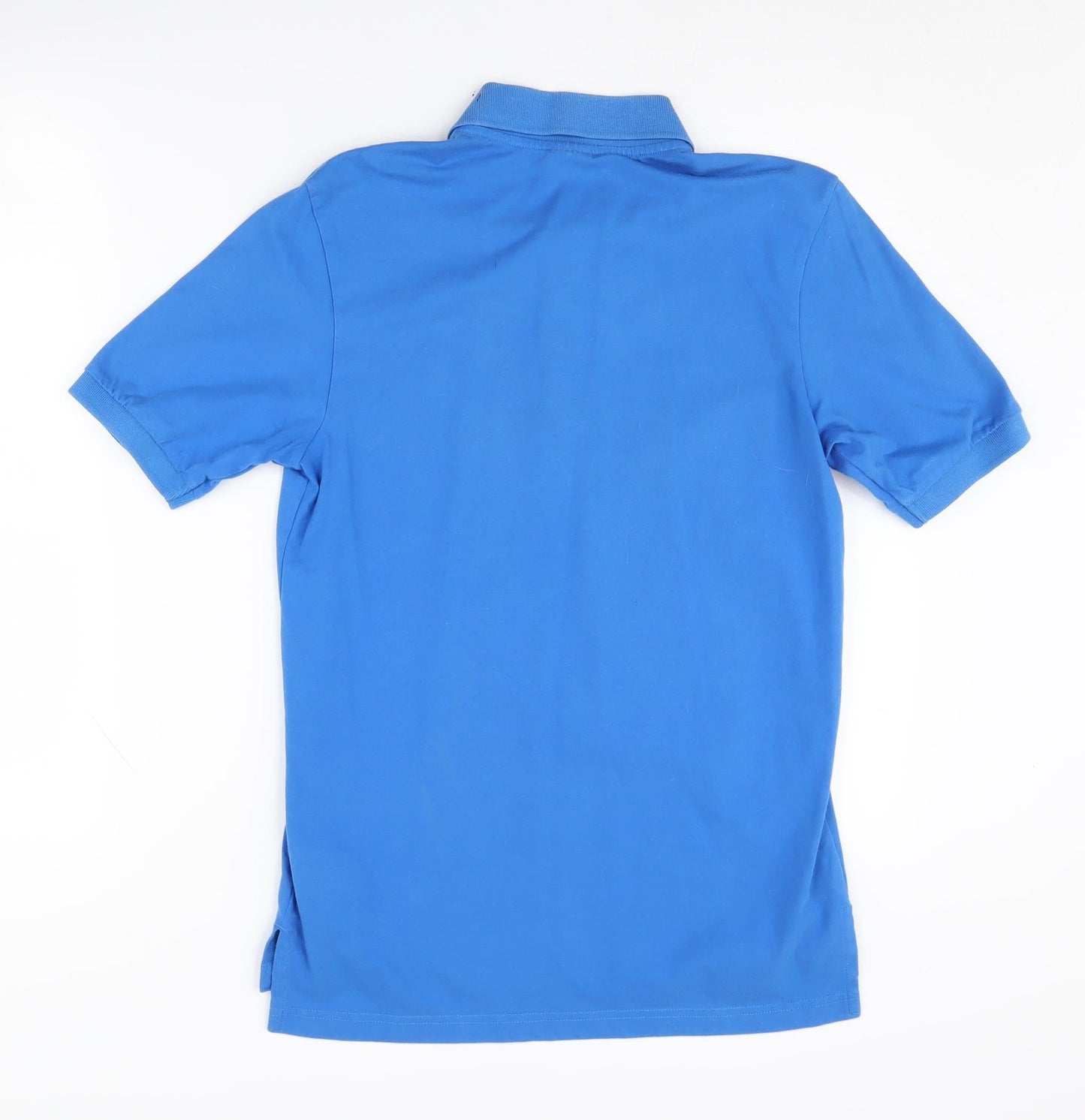 Adidas Men's Blue Polo Shirt, Size S, Logo Accent
