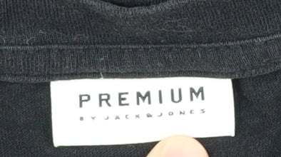 Jack & Jones Black Graphic XL Men's T-Shirt Casual