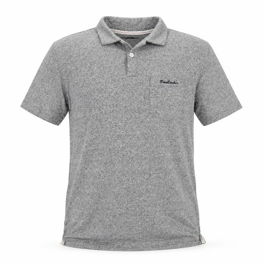 Pierre Cardin Men's Grey Polo Shirt L, Short Sleeve Casual