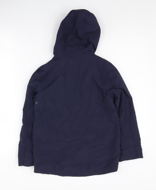 Next Boys' Blue Nylon Hooded Jacket - Age 8 Years