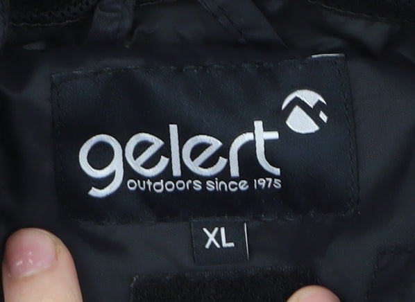 Gelert Men's Black XL Hooded Anorak Jacket