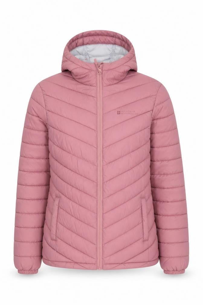 Womens UK Size 8 Regular Mountain Warehouse Pink Nylon Jacket