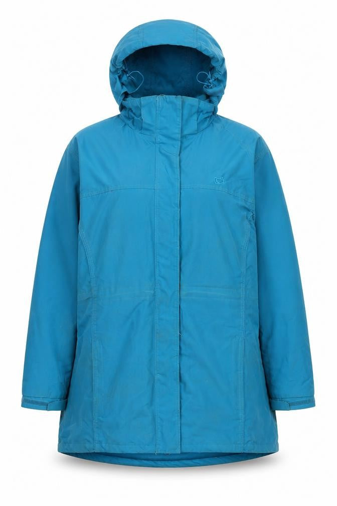Mountain Essentials Women's Blue Plus Size Parka Jacket