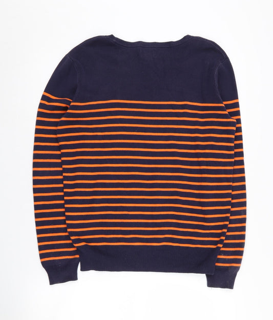 Polo Ralph Lauren Men's XL Blue Striped Pullover Jumper