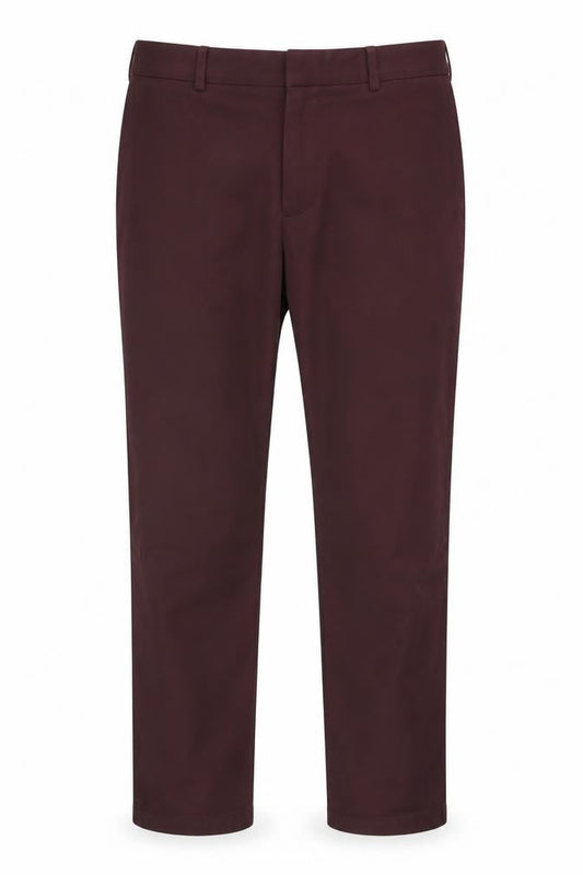 Charles Tyrwhitt Men's Slim Fit Brown Trousers 34W