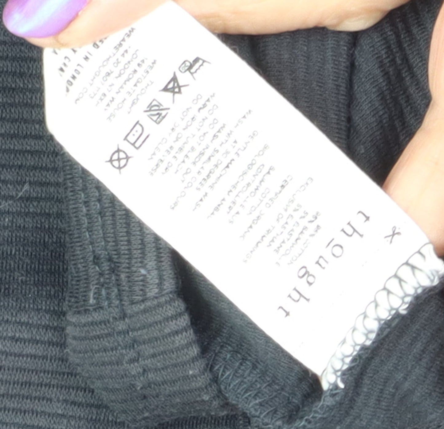 Thought Women's Grey Long Sleeve Top
