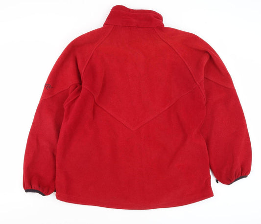 Regatta Women's Red Fleece Jacket Size 14 Casual Wear