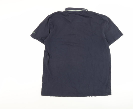 Hugo Boss Men's Blue XL Polo Shirt, Classic Design