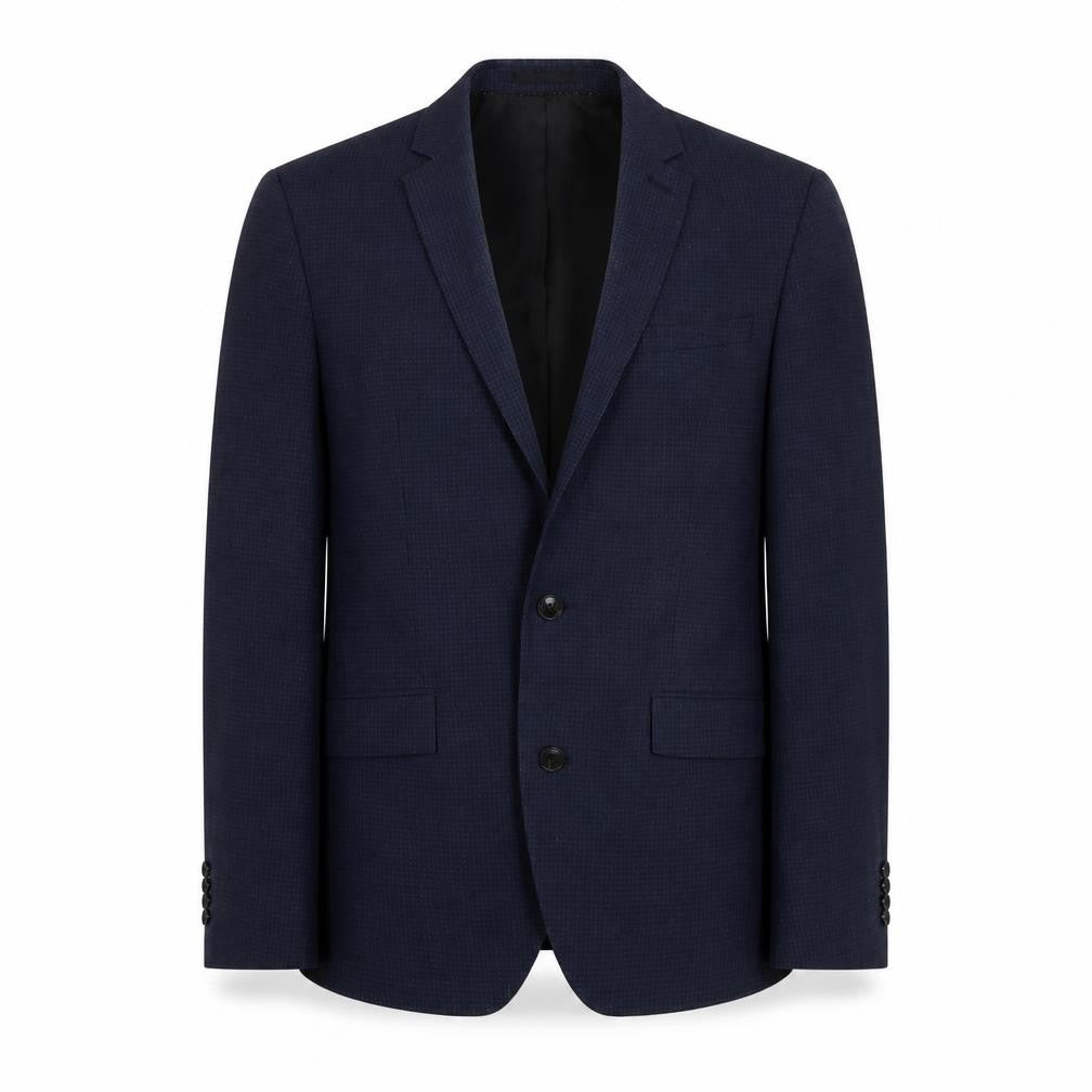 Mens 38 Chest Regular Kenneth Cole Blue Two-Button Blazer