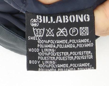 Billabong Men's XL Blue Casual Hooded Jacket