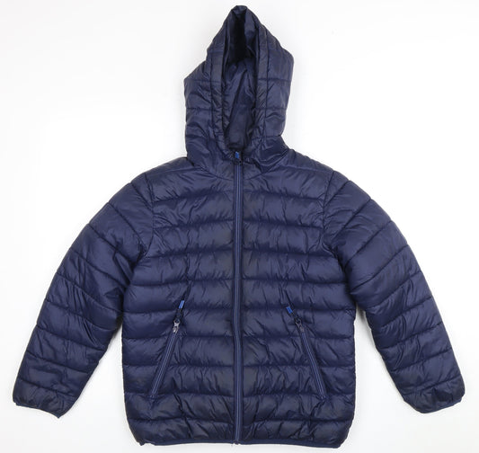 V by Very Boys Blue Puffer Jacket 11 Years