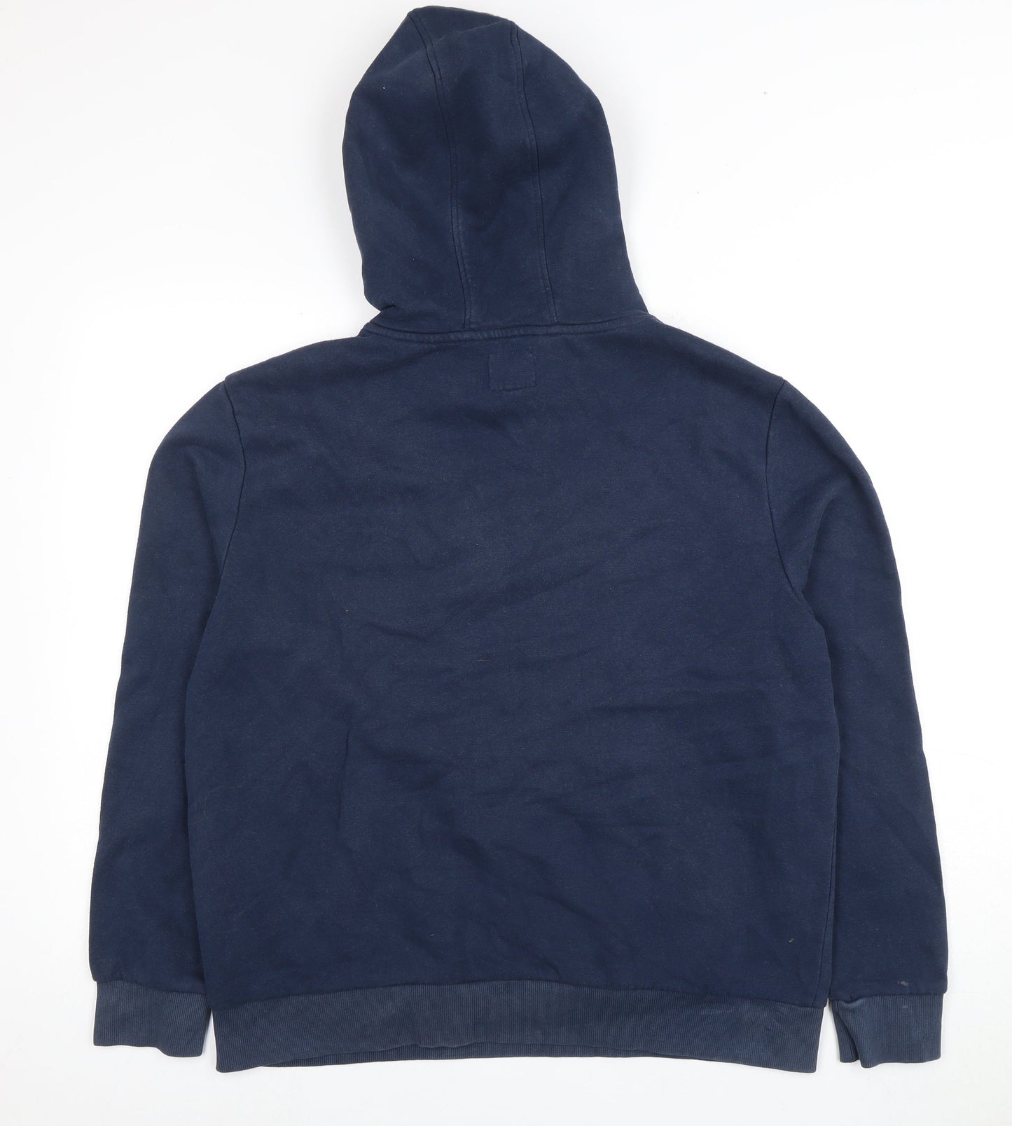 Marks and Spencer Women's Blue Graphic Hoodie Size 14