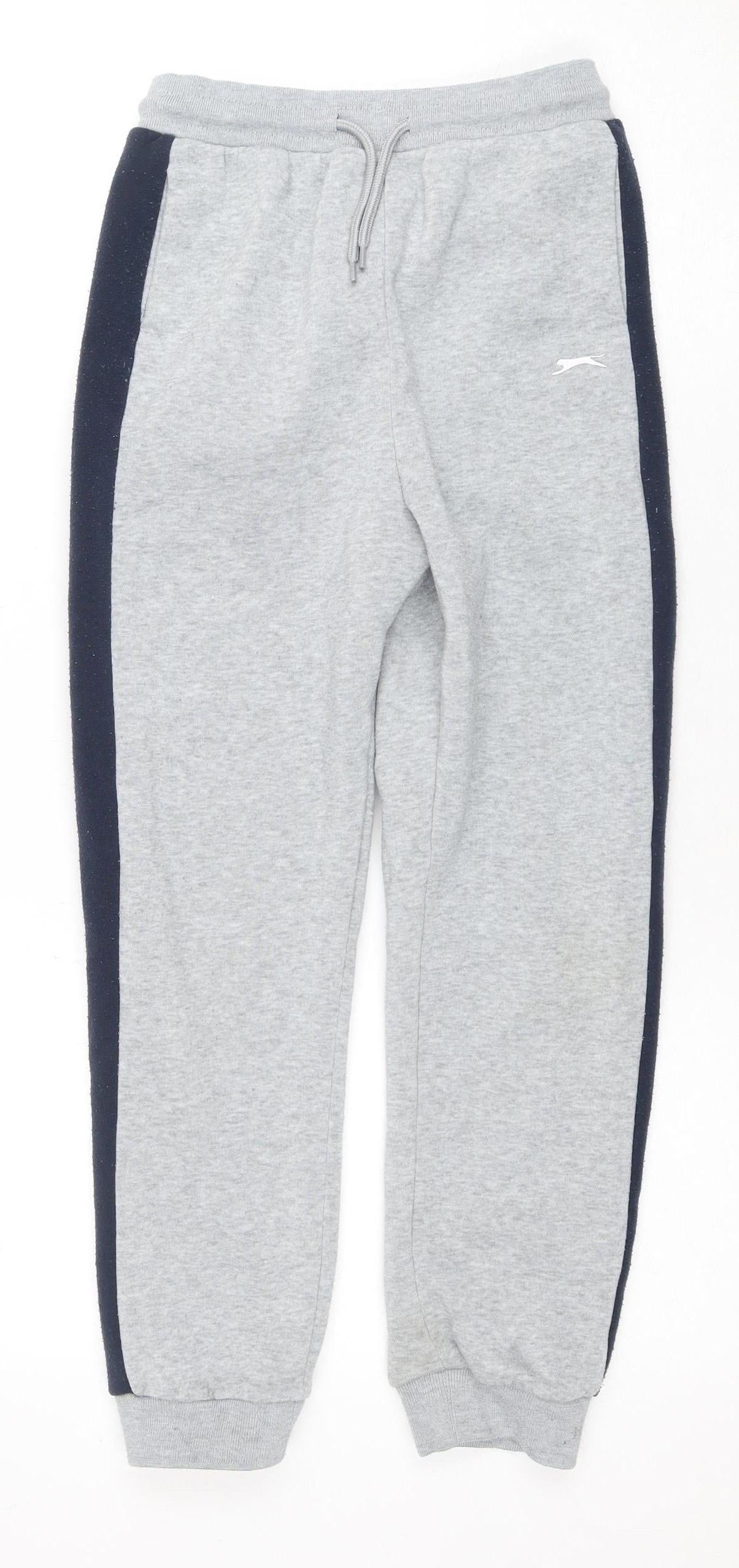 Slazenger Boys Grey Jogger Trousers 11 Years - Activewear