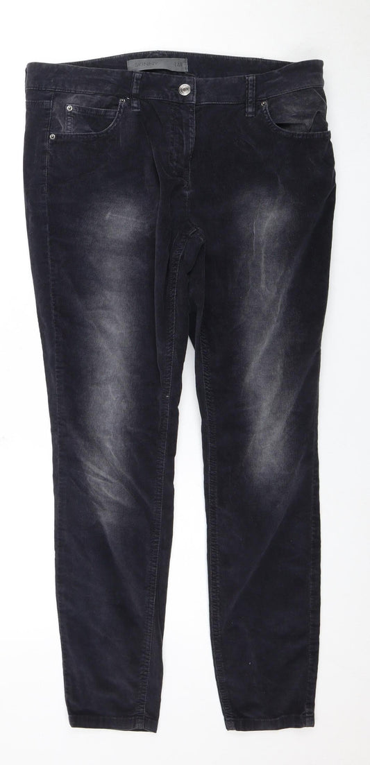 Next Women's Black Jegging Size 14 Cotton Blend