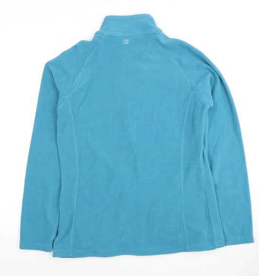 Mountain Warehouse Women's Blue Fleece Jacket Size 12