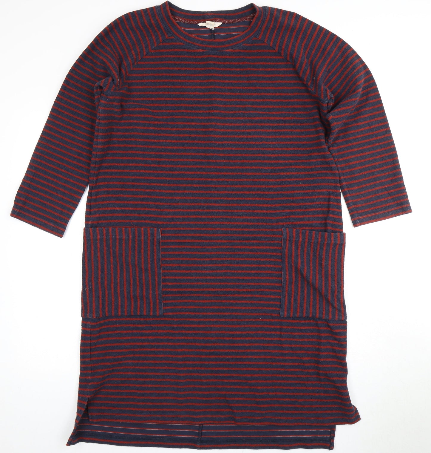 Weird Fish Women's Striped Dress, Size 18, Multicoloured