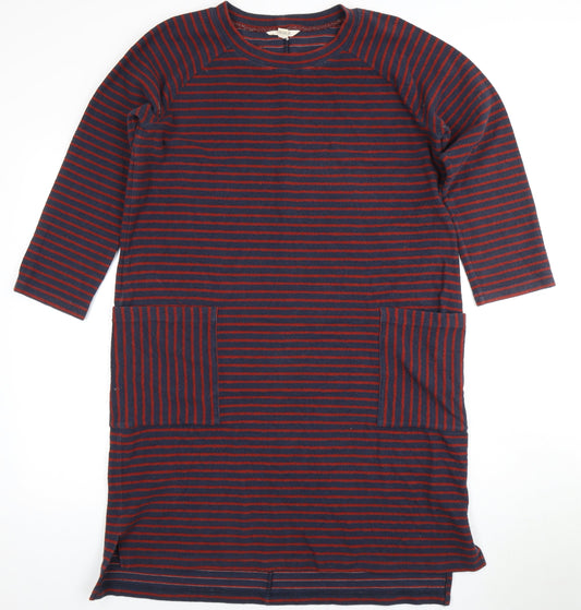 Weird Fish Women's Striped Dress, Size 18, Multicoloured