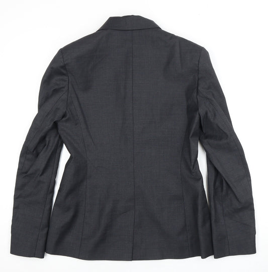 T.M. Lewin Women's Black Suit Jacket UK 12 Classic Fit