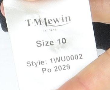 T.M. Lewin Women's Black Suit Jacket UK 12 Classic Fit