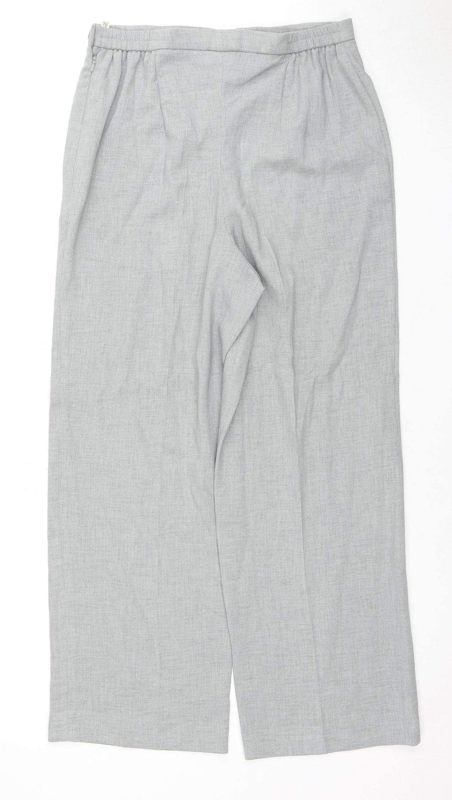 Eastex Grey Women's Straight Trousers Size 10