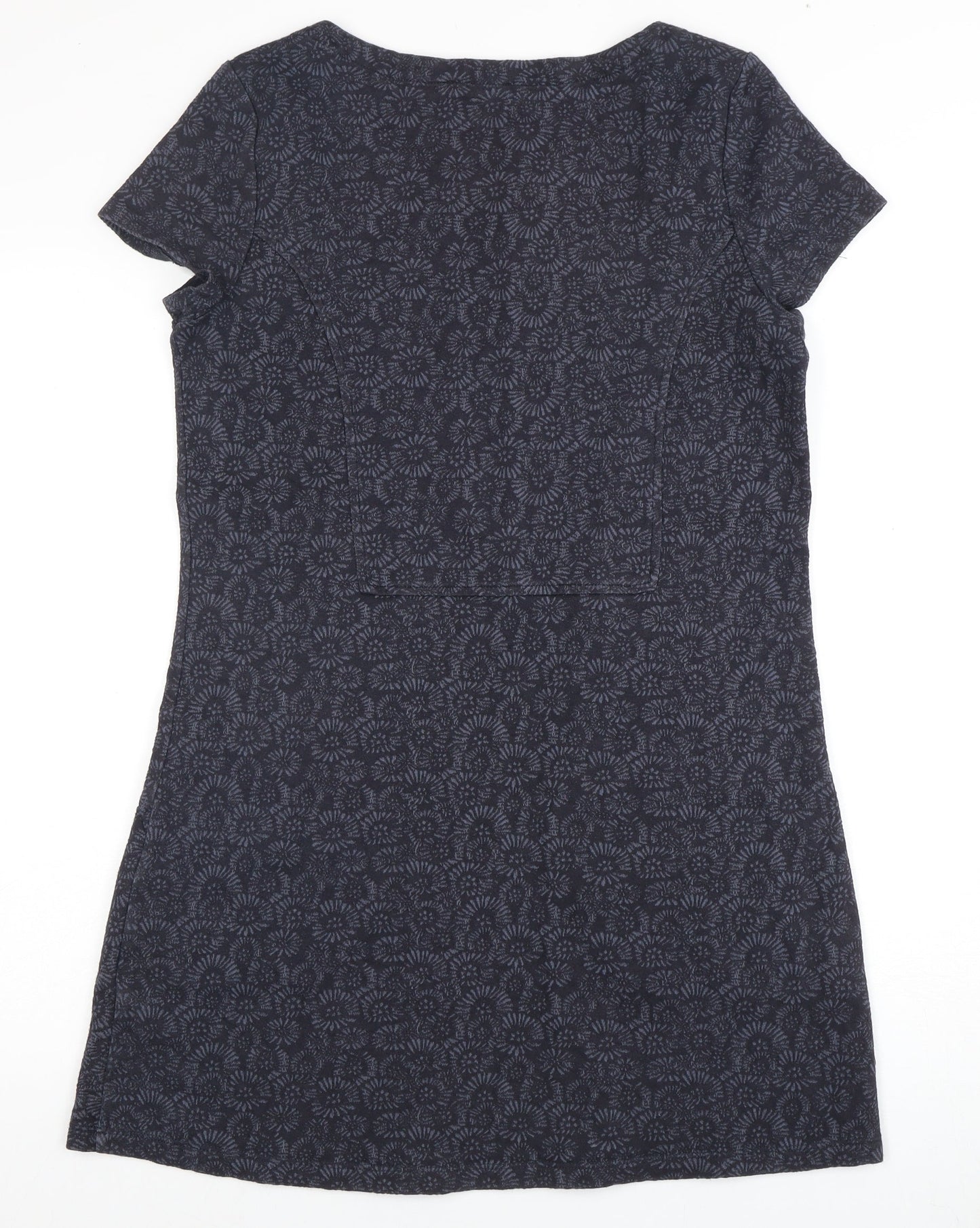 White Stuff Black Shift Dress, Women's Size 12, Scoop Neck