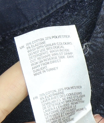 White Stuff Black Shift Dress, Women's Size 12, Scoop Neck