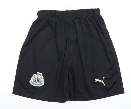 Puma Boys Black Athletic Shorts 176 Black