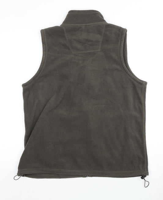 James Pringle Men's Green Fleece Waistcoat S