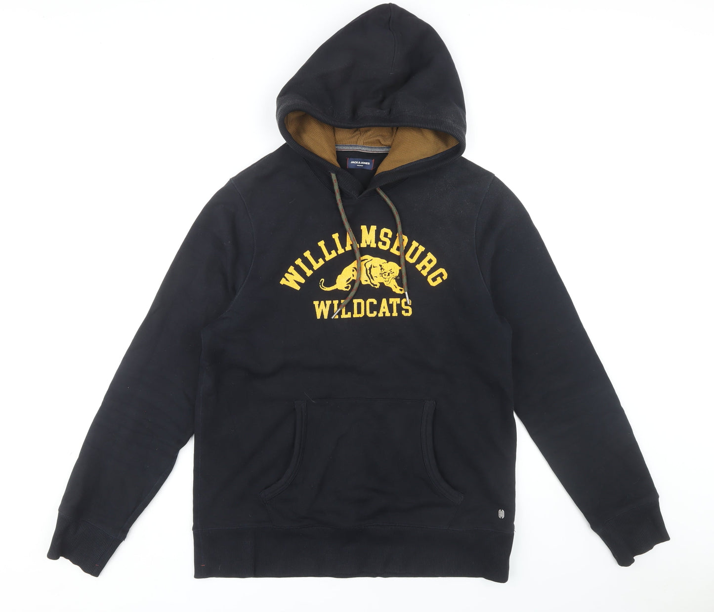 Jack & Jones Men's Black Logo Hoodie L