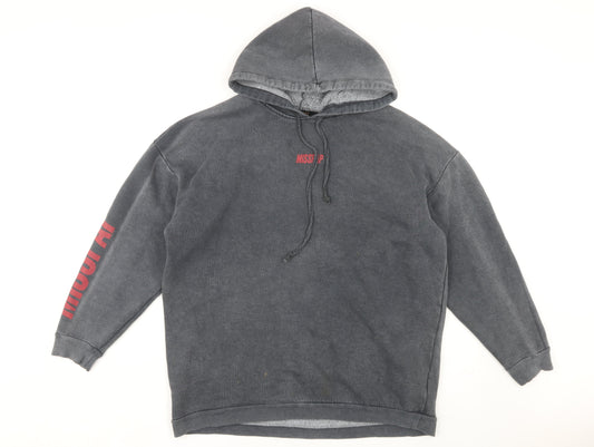 Misspap Women's Grey Pullover Hoodie - Size M