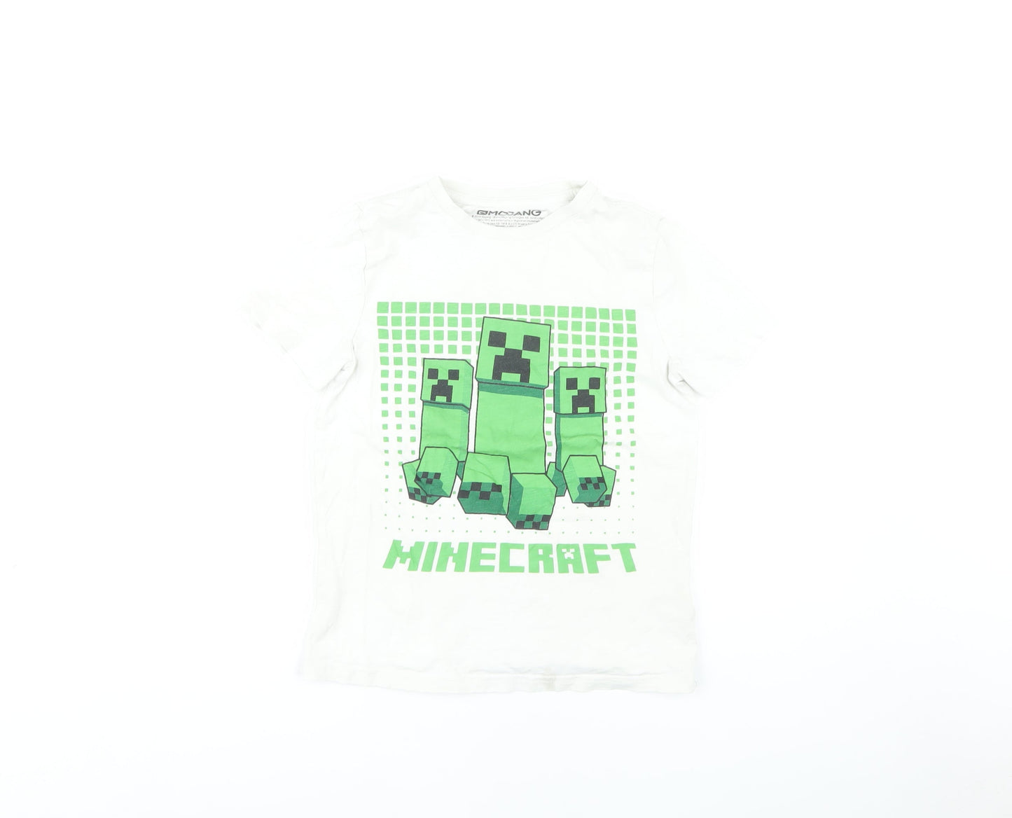 Official Minecraft Boys White T-Shirt 8-9 Years