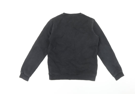 Emporio Armani Boys Black Logo Pullover Sweatshirt 14 Years