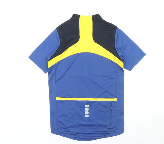 Nike Men's Blue Cycling Jersey M Quick Dry Sports