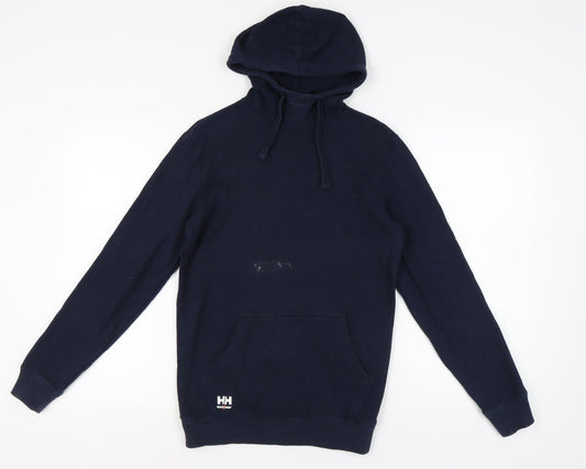Helly Hansen Unisex Navy Hoodie, S, Cotton Pullover