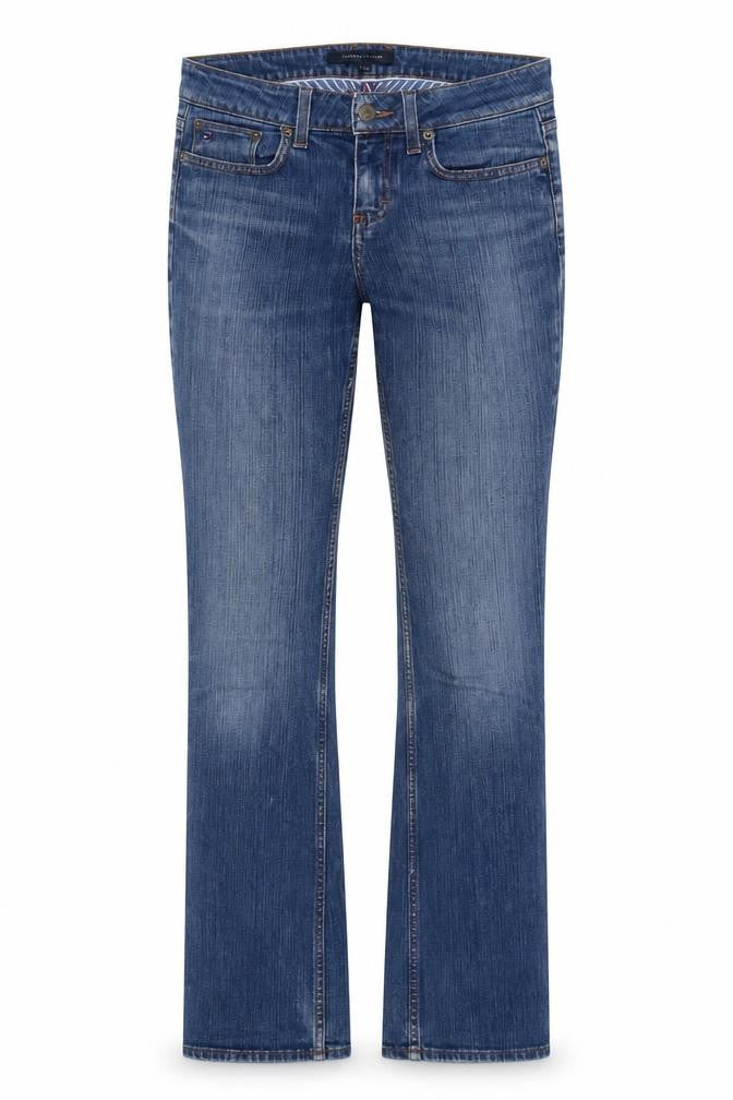 Tommy Hilfiger Women's Blue Straight Jeans, Size 4