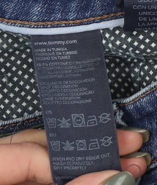 Tommy Hilfiger Women's Blue Straight Jeans, Size 4