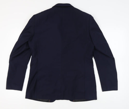 Argioni Italia Men's Blue Blazer, Size 42, Two-Button