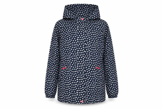 Peter Storm Girls Blue Polka Dot Jacket 13 Years